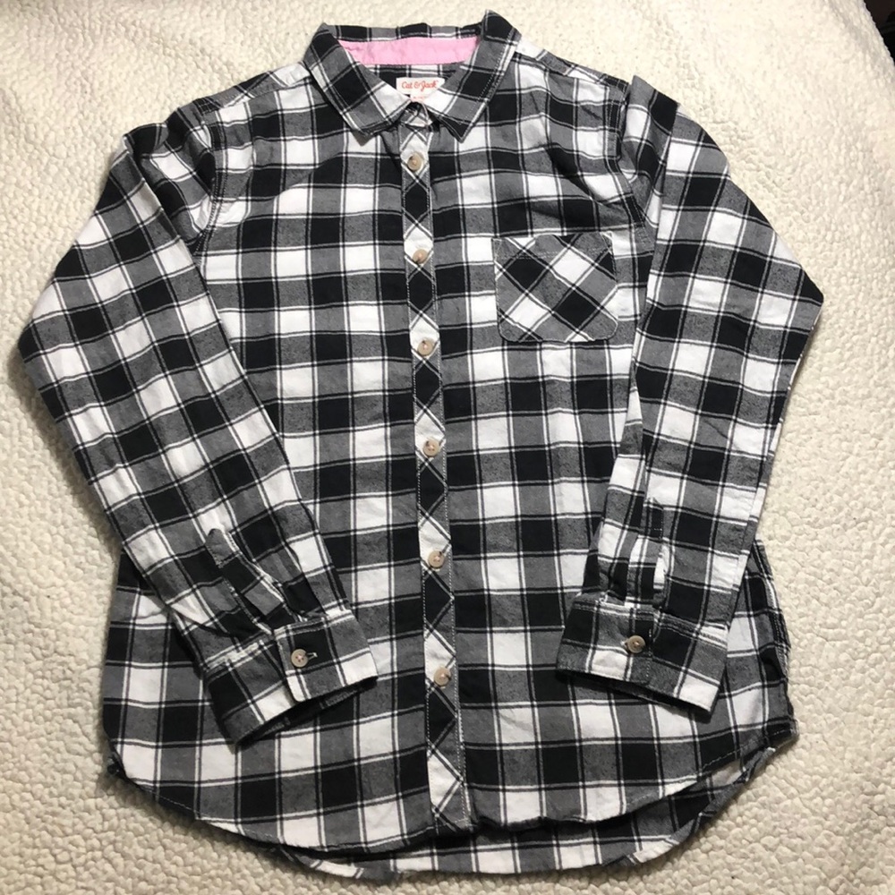 White Plaid Shirt